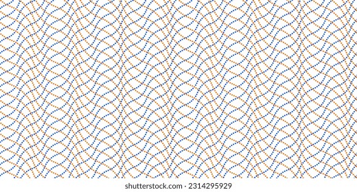 Wavy linear background. Guilloche seamless pattern. Moire ornament. Design element for banknotes, diplomas, certificates. Vector wallpaper.