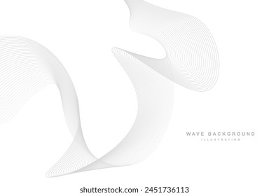 Wavy Lines Abstract Background Design