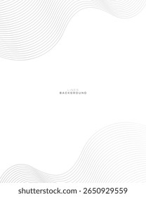 Fondo Abstractas de líneas onduladas - Diseño de Vector de Vertical mínima