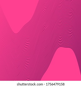 WAVY LINES ABSTRACT WITH GRADIENT COLOR PATTERN TEMPLATE VECTOR. COVER DESIGN 