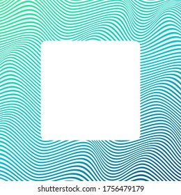 WAVY LINES ABSTRACT WITH GRADIENT COLOR PATTERN TEMPLATE VECTOR. COVER DESIGN 