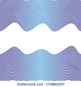WAVY LINES ABSTRACT WITH GRADIENT COLOR PATTERN TEMPLATE VECTOR. COVER DESIGN 