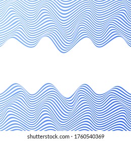 WAVY LINES ABSTRACT WITH GRADIENT COLOR PATTERN TEMPLATE VECTOR. COVER DESIGN 