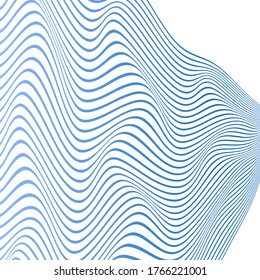 LÍNEAS DE ONDA ABSTRACTAS CON VECTOR DE PLANTILLAS DE PATRÓN DE COLOR GRADIENTE. DISEÑO DE TAPA 