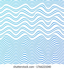 WAVY LINES ABSTRACT WITH GRADIENT COLOR PATTERN TEMPLATE VECTOR. COVER DESIGN 