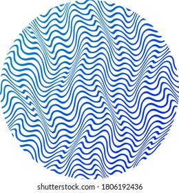 WAVY LINES ABSTRACT WITH GRADIENT COLOR PATTERN TEMPLATE VECTOR. COVER DESIGN