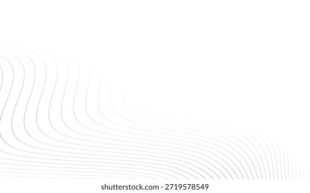 Arte de líneas onduladas, Formas curvadas azul claro, visuales Abstractas, fondo estético minimalista limpio, para el Diseño gráfico