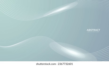 Wavy lines background with color gradient design