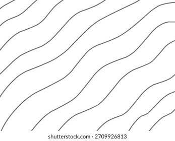 Fondo de líneas onduladas. Líneas onduladas grises. Concepto de fondo oscuro. Diseño de patrón ondulado gris Abstractas.