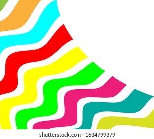 Wavy lines background with place for text.