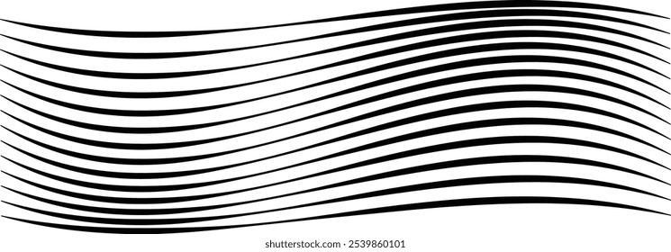 Wavy lines background silhouette element
	
