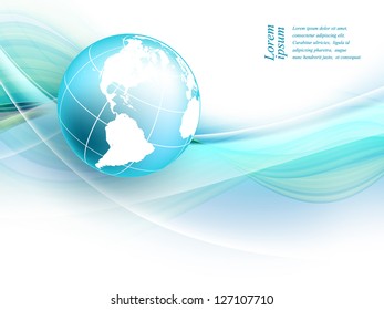 wavy lines with copy space. Eps10