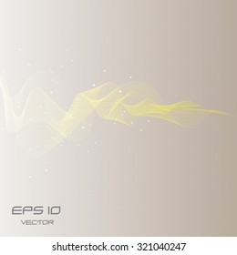wavy lines and a light, transparent smoke, stripes,vector  eps 10
