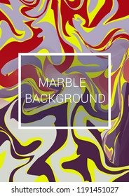Wavy lines with a marble effect. Futuristic template. Bright striped print.