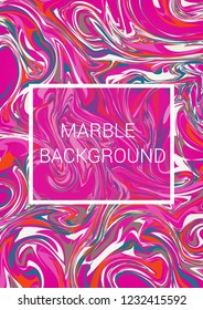 Wavy lines with a marble effect. Futuristic template. Bright striped print.