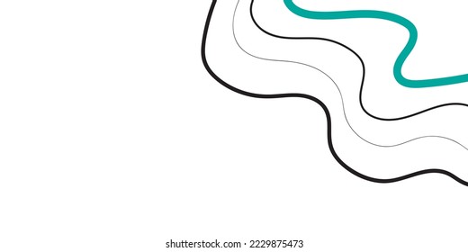 wavy lines on a white background