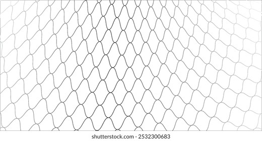 Wavy Lines Op Art Pattern. Abstract Black and White Textured Background.