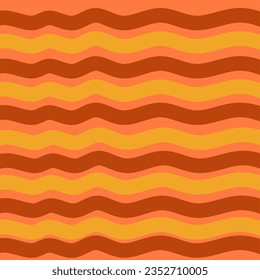 líneas onduladas con fondo naranja,