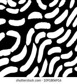 Wavy lines pattern. Abstract backgroud. Brush. Watercolor.
