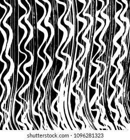 Wavy lines pattern. Abstract backgroud. Brush. Watercolor.