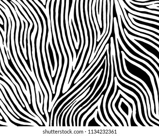 Wavy lines pattern. Abstract backgroud. Brush. Vector.