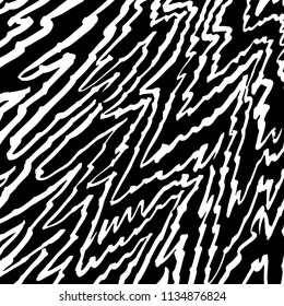 Wavy lines pattern. Abstract backgroud. Brush. Vector.