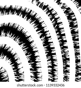 Wavy lines pattern. Abstract backgroud. Brush. Vector.