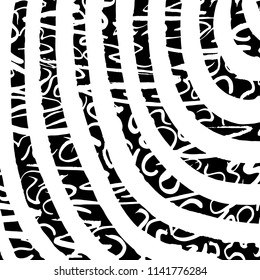 Wavy lines pattern. Abstract backgroud. Brush. Vector.