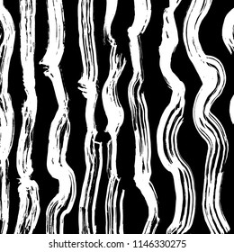 Wavy lines pattern. Abstract backgroud. Brush. Vector.