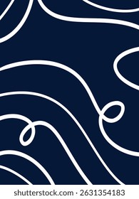 wavy lines pattern with a playful touch,  line doodle seamless pattern. Creative abstract squiggle style drawing background for children or trendy design, Wave Design Elements for Backgrounds, Pattern