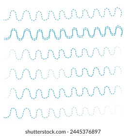 wavy lines seamless pattern background