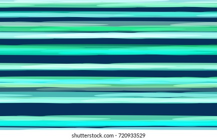 Wavy Lines Seamless Pattern with Hand Painted Brush Strokes. Hand Drawn Seamless Stripes Pattern. Watercolor Striped Fashion Texture. Cloth, Textile Design, Linen, Fabric, Ad Background.
