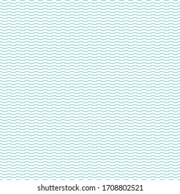 Wavy lines. seamless texture with light blue rolling lines on blue background. Vector illustration. Marine wallpaper. Sea backdrop. Summer pattern