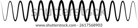 Wavy lines Sine wave Undulating Zig Zag Line