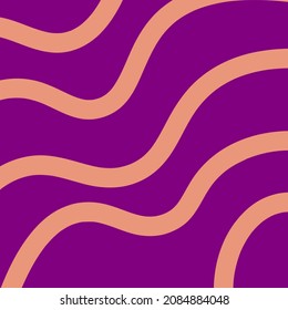 Wavy Lines Square Backgroud - Vector editable purple square ratio background assets in suitable for web, apps, online shops post, design assets, clip art, background or any social media post feed