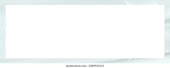 Wavy lines Squared frame Border. EPS Vector Illustration