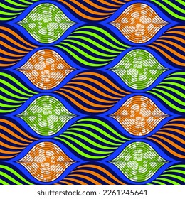 wavy lines texture pattern, textile art, abstract geometric line interlacing round stripes, seamless vector background, artwork for fabric print