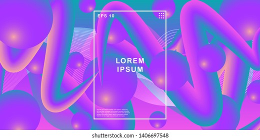 Wavy liquid background. Colorful abstract liquid and fluid background design. 3d colorful circle background. Trendy gradient shapes composition. Purple Fluid vector gradient design. Vector Eps10