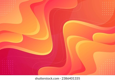Wavy Liquid Gradient Abstract Background