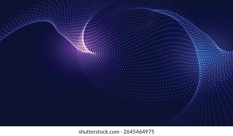 Ilustración vectorial de gradiente de abstracción de lujo ondulado