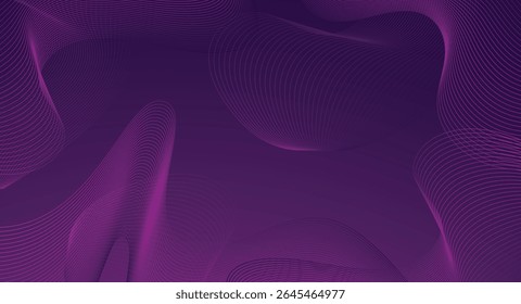 Ilustración vectorial de gradiente de abstracción de lujo ondulado