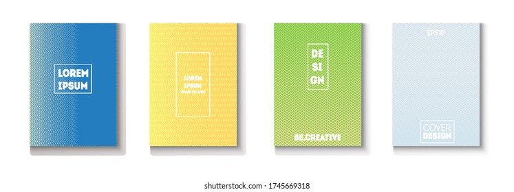 Wavy Minimal Cover Vector Set. Pattern Gradient Overlay Business Folder. Modern Flyer Texture Design. 80s Neon Music Poster. Light Magazine Page. Minimal Covers Set. Cool Technology Wallpaper.