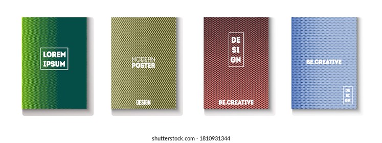Wavy Minimal Cover Vector Set. Textured Gradient Overlay Business Folder. Trendy Magazine Page. Modern Flyer Texture Design. 80s Neon Music Poster. Minimal Covers Set. Cool Technology Wallpaper.