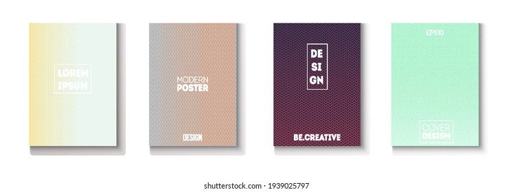 Wavy Minimal Cover Vector Set. Cool Technology Wallpaper. 80s Neon Music Poster. Textured Gradient Overlay Business Folder. Funky Magazine Page. Minimal Covers Set. Modern Flyer Graphic Design.
