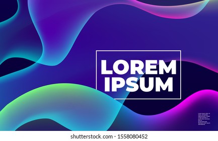 wavy modern technology abstract wallpaper background template design element