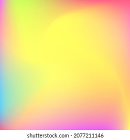 Wavy Multicolor Green Liquid Yellow Swirl Gradient Mesh. Fluid Color Blue Dynamic Design Pic. Purple Rainbow Happy Blurred Pink Gradient Background. Pastel Curve Light Water Neon Background.