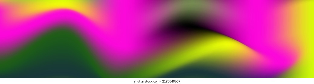 Wavy Neon Abstract Background. Vector Artwork. EPS 10.