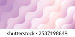 Wavy pastel background with a soft gradient texture. The background features light purple and pink hues, creating a calming purple ambiance. Minimal abstract gradient wavy line vector background