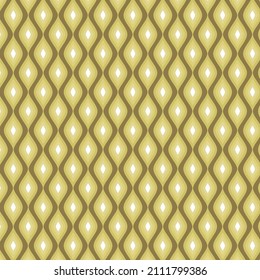 Wavy pattern 60s wallpaper design. Vector design for fashion print and backgrounds.