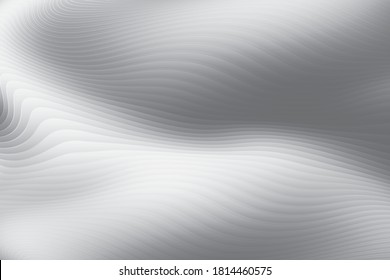 Patrón ondulado. Resumen del fondo geométrico de color blanco y gris. Vector, ilustración.